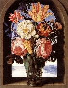 BOSSCHAERT, Ambrosius the Elder Bouquet of Flowers oil on canvas